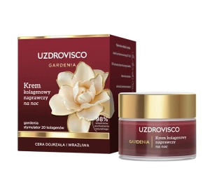 Uzdrovisco Gardenia Reparierende Kollagen-Nachtcreme 50 ml